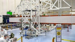 Sentinel-1C radar antenna unfolding test