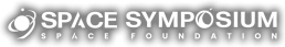 Logo for the 38th Space Symposium by the Space Foundation. The text 